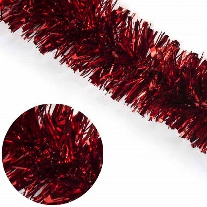 Festão Vermelho 7X180cm Festão Vermelho 7X180cm