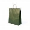 Saco Papel Asa Retorcida Kraft Verde 32X14X40cm Saco Papel Asa Retorcida Kraft Verde 32X14X40cm