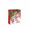 Saco Papel Asa Retorcida Natal Feliz Natal Bolas 26X12X32cm Saco Papel Asa Retorcida Natal Feliz Natal Bolas 26X12X32cm