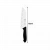 Faca Santoku Alv�olos 18Cm Cabo Preto