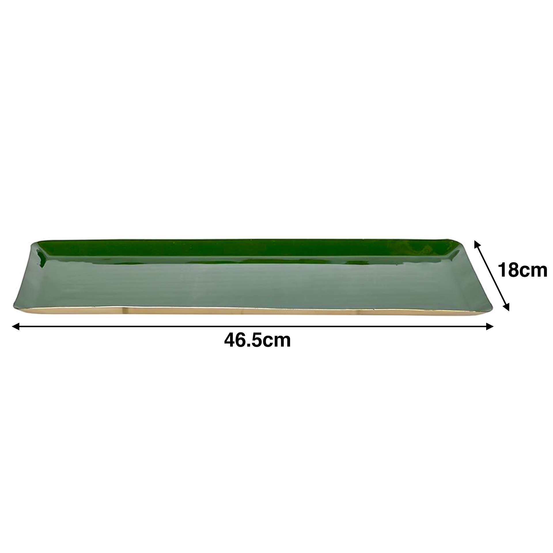 Prato Metal Lacado 46.5X18cm
