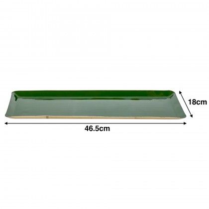 Prato Metal Lacado 46.5X18cm