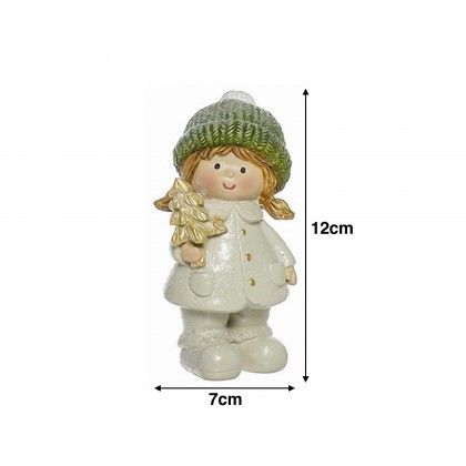 Menina Poliresina 6X7X12cm Menina Poliresina 6X7X12cm