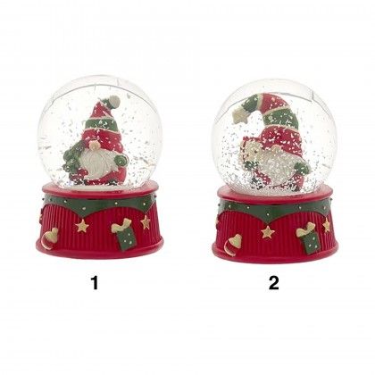 Globo de Neve Gnomo 7X7X9cm Globo de Neve Gnomo 7X7X9cm