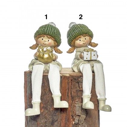 Menina Poliresina 7X5X16cm Menina Poliresina 7X5X16cm