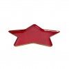 Prato Metal Lacado Estrela 32.5X27cm Prato Metal Lacado Estrela 32.5X27cm