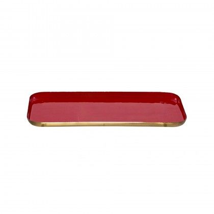Prato Metal Lacado 31X15cm