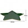 Prato Metal Lacado Estrela 32.5X27cm Prato Metal Lacado Estrela 32.5X27cm