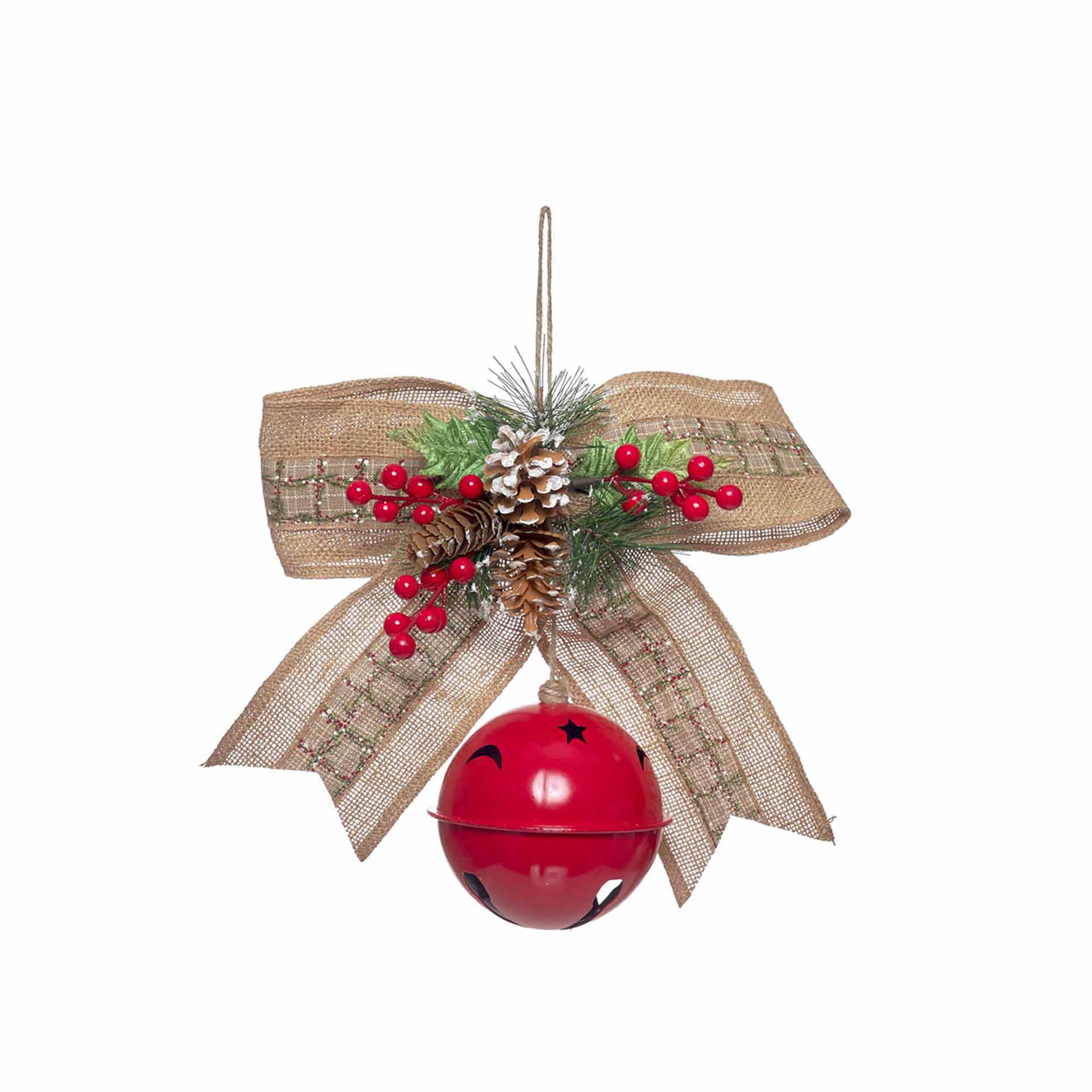 Laço Natal Com Guizo