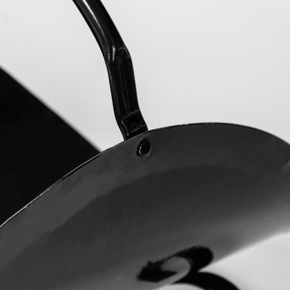 Cesto Para Lenha Metalico Preto