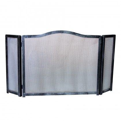 Frente Para Lareira Capela Prateado