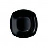 Prato Sobremesa Carine Preto 21cm Prato Sobremesa Carine Preto 21cm