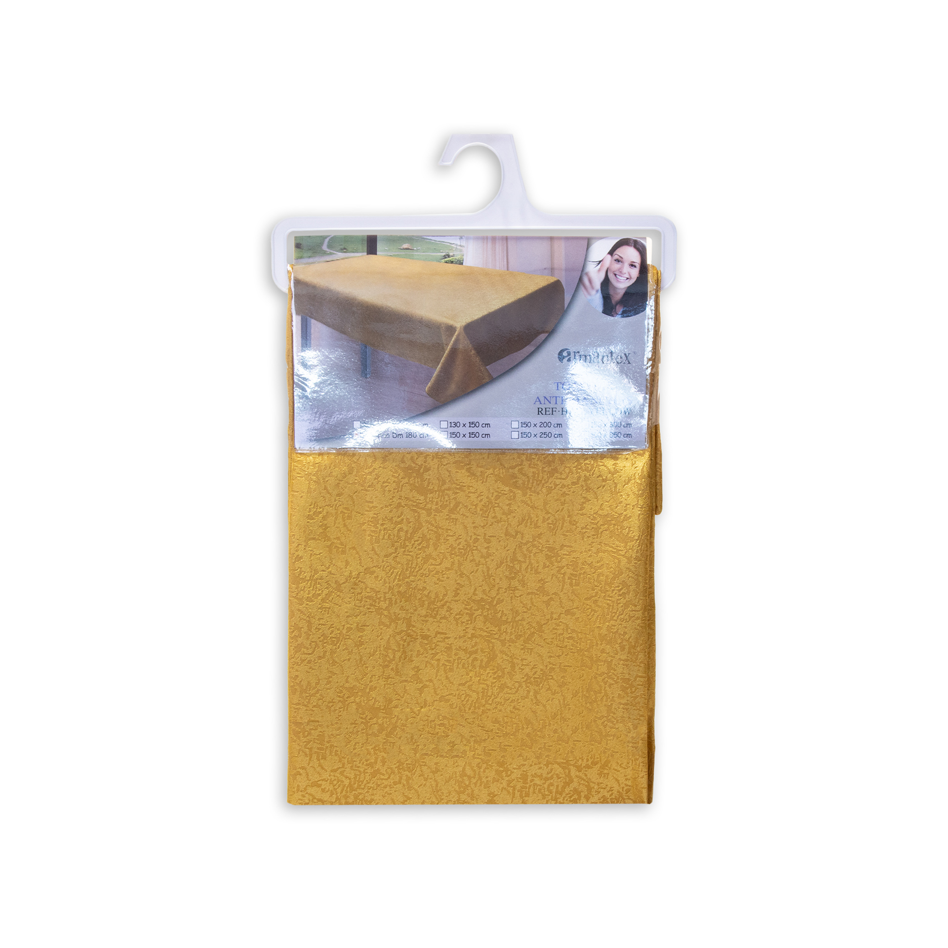Toalha Mesa Amarelo 180cm