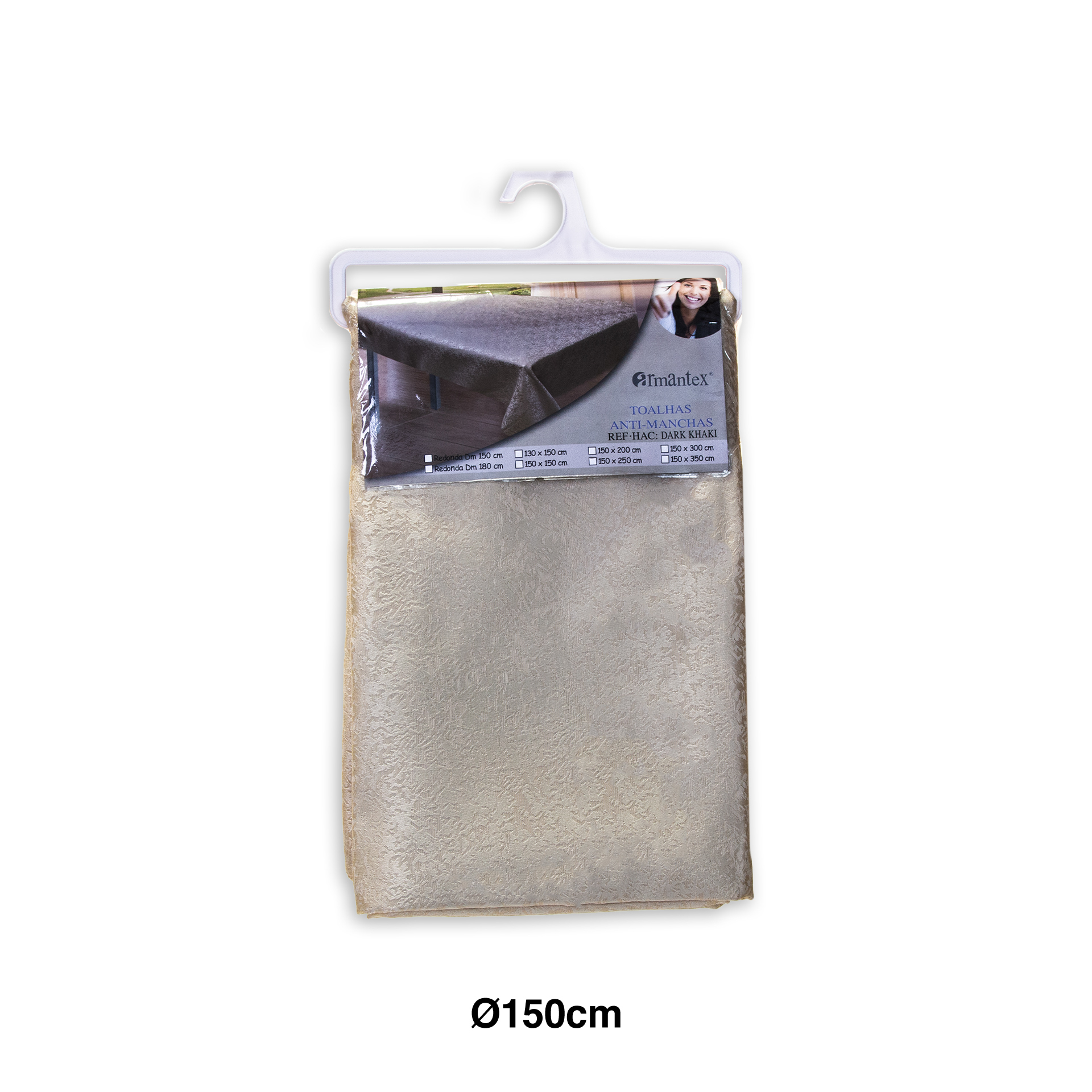 Toalha Mesa Kaki 150cm