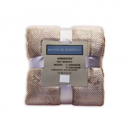 Manta Monaco Taupe 130X160cm Manta Monaco Taupe 130X160cm