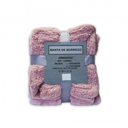 Manta Cannes Rosa 130X160cm