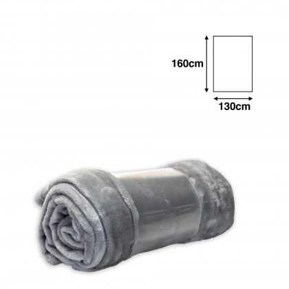 Manta Carla Cinza 130X160cm