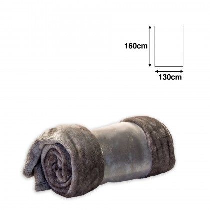 Manta Carla Taupe 130X160cm