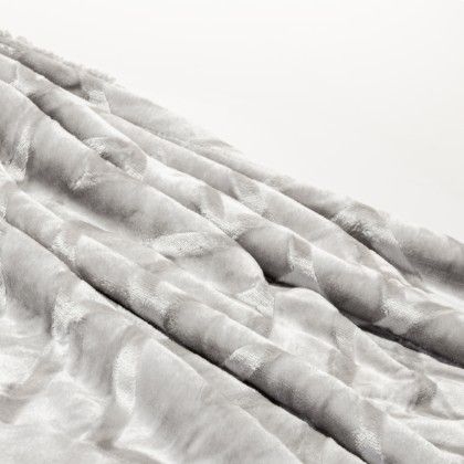Manta Silvia Cinza 150X200cm Manta Silvia Cinza 150X200cm