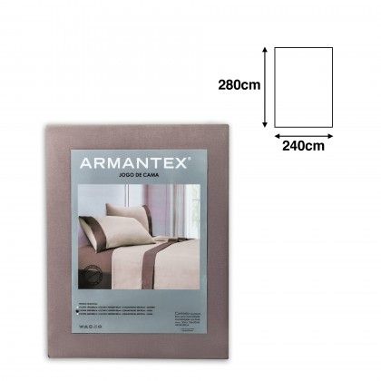 Jogo Cama Viroria Bege/Taupe 240X280cm Jogo Cama Viroria Bege/Taupe 240X280cm
