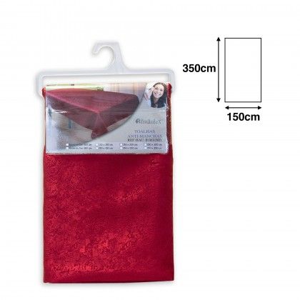 Toalha Mesa Bordo 150X350cm