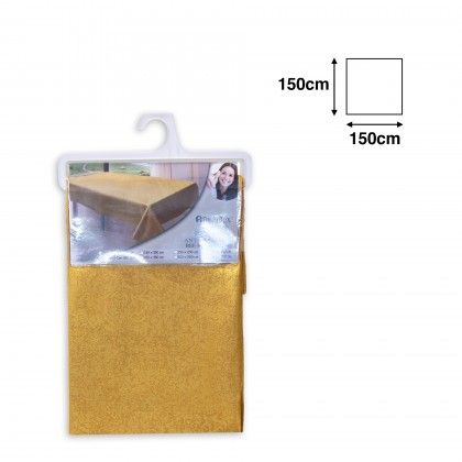 Toalha Mesa Amarelo 150X150cm Toalha Mesa Amarelo 150X150cm