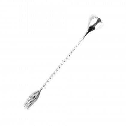 Colher / Garfo Cocktail Torcido 30cm