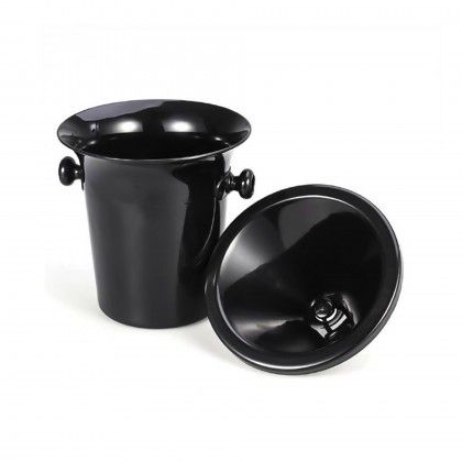 Cuspideira Preta 4000ml 20.7X13.5X20.7cm