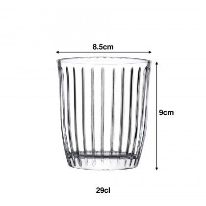 Copo sem P� Joy Whisky 29cl 8.5X9cm Pack 4