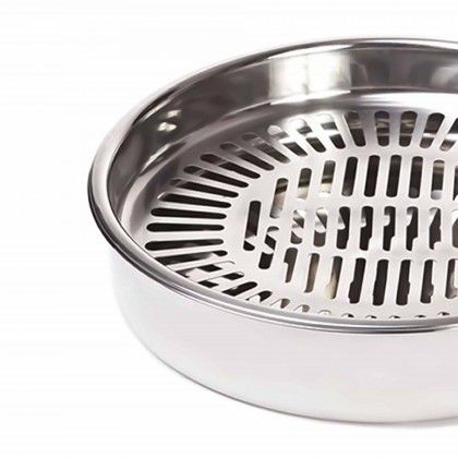 Escorredor Fritos Inox Nisa Redondo 30X5.3cm