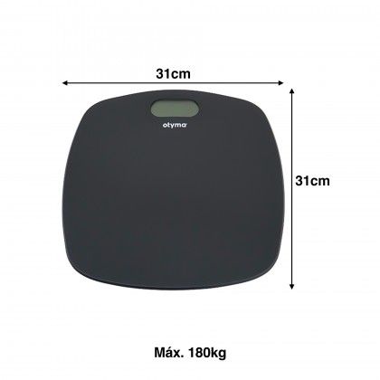 Balan�a Wc Digital Vidro 180kg 31X31X3cm