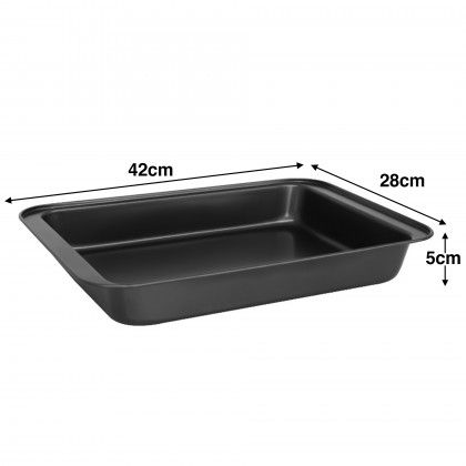 Tabuleiro Antiaderente Ovar 42X28X5cm