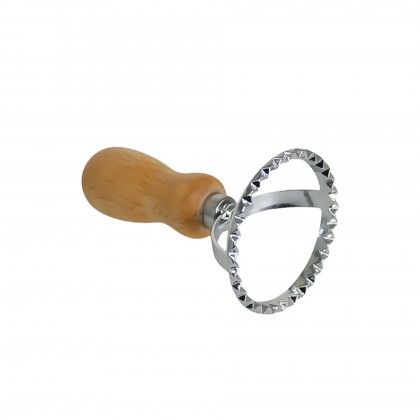 Corta Massa Inox Pega Madeira Redondo 5X10.5cm