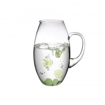 Jarro com Asa Cristal Puffy 2400ml 8.5X24.5cm