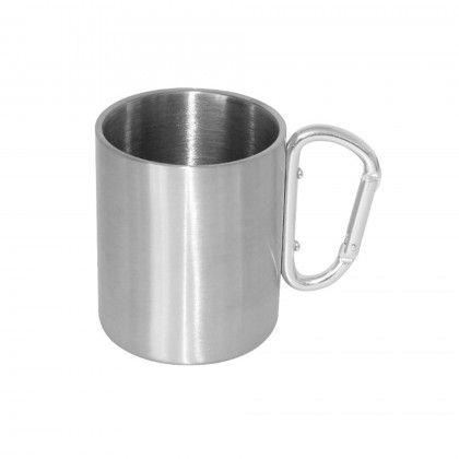 Caneca Campismo Inox Parede Dupla 270ml 6.8X9X12cm