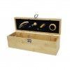 Caixa Madeira + Acess�rios Vinho 4 Pe�as 36X11X12.5cm