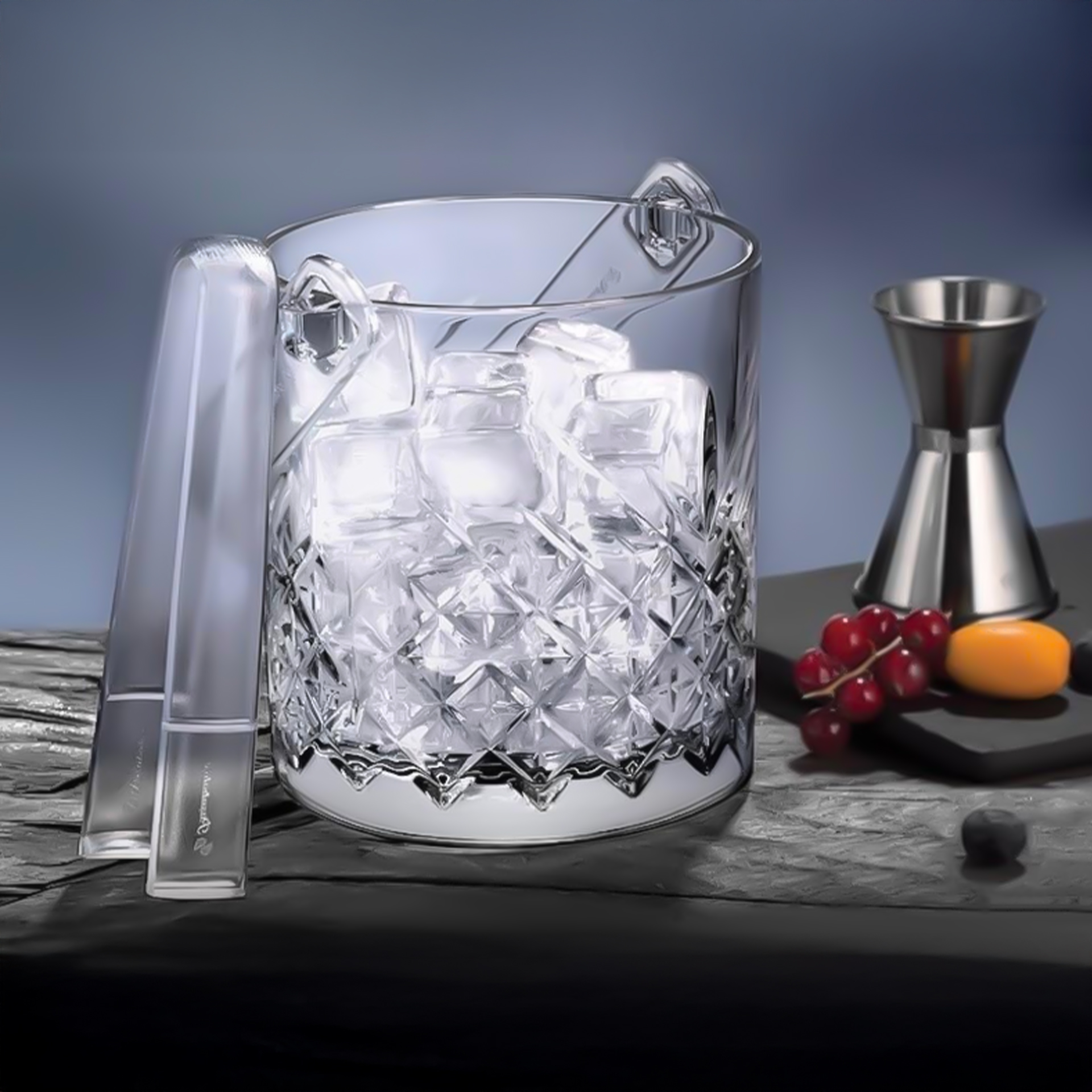 Balde Gelo Vidro Timeless 1000ml 12cm