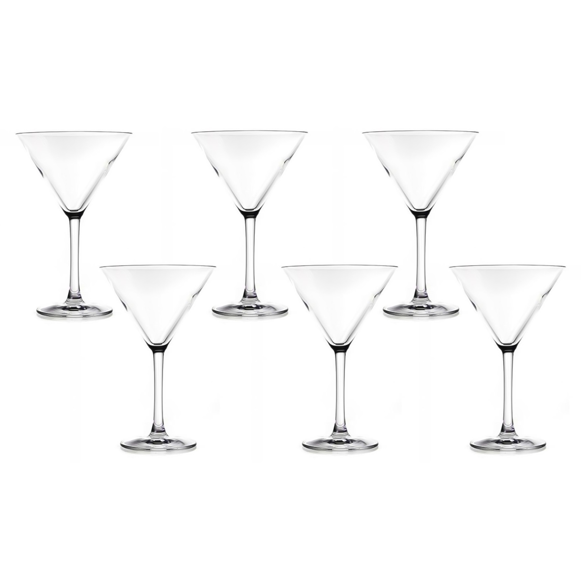 Copo com Pé Reserva Flute 18.5cl 4.8X22.5cm Pack 6