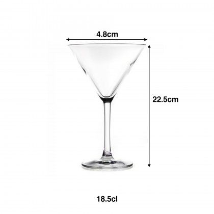 Copo com Pé Reserva Flute 18.5cl 4.8X22.5cm Pack 6 Copo com Pé Reserva Flute 18.5cl 4.8X22.5cm Pack 6