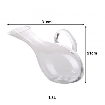 Decanter Vidro Douro com Asa 1800ml 31X13X21cm