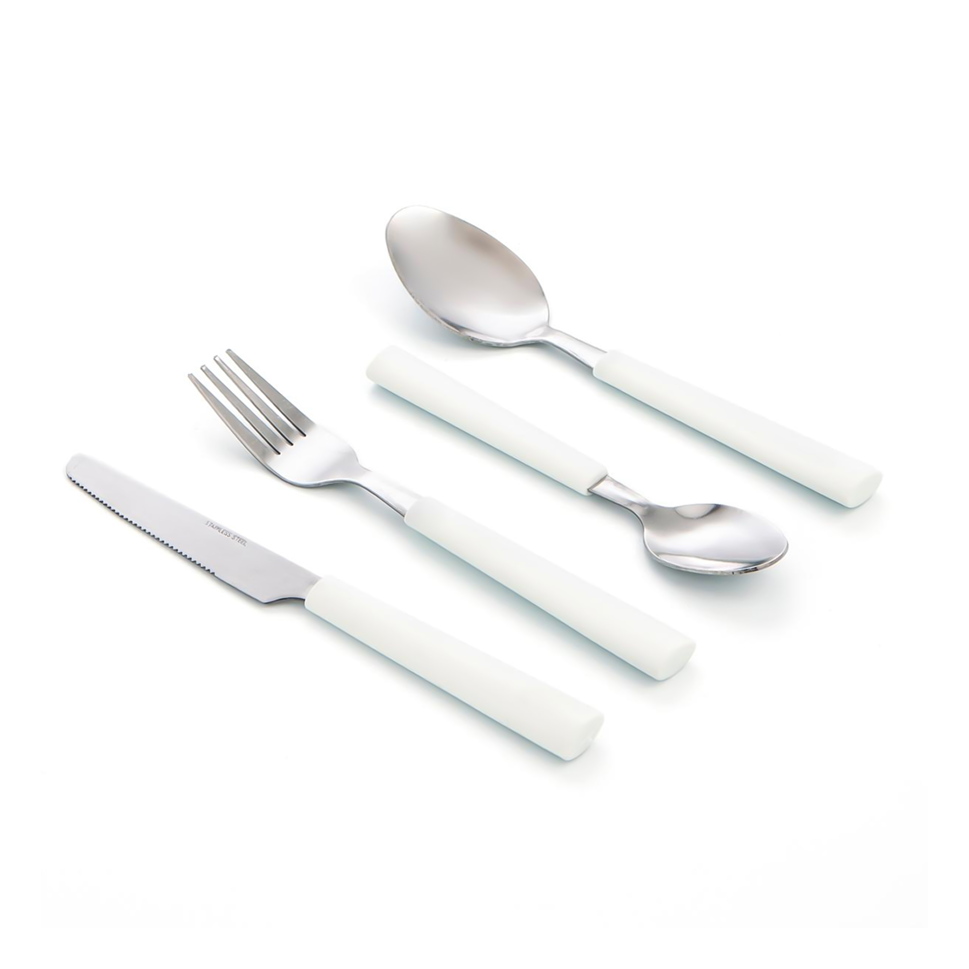 Faqueiro Habitat Branco 1.5mm 24 Peças