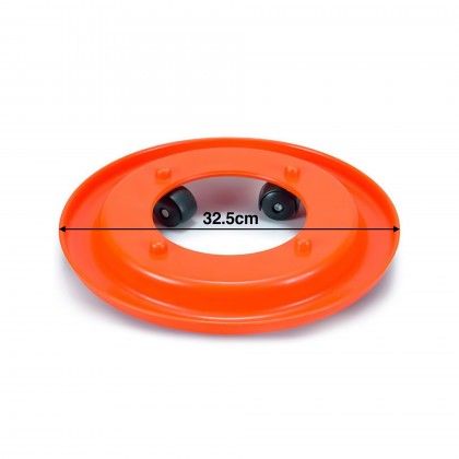 Base Pl�stica para Botija G�s Laranja 32.5cm