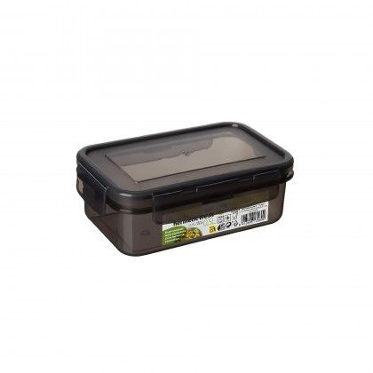 Caixa Herm�tica Fresh Preto 500ml 16X10.5X5.5cm