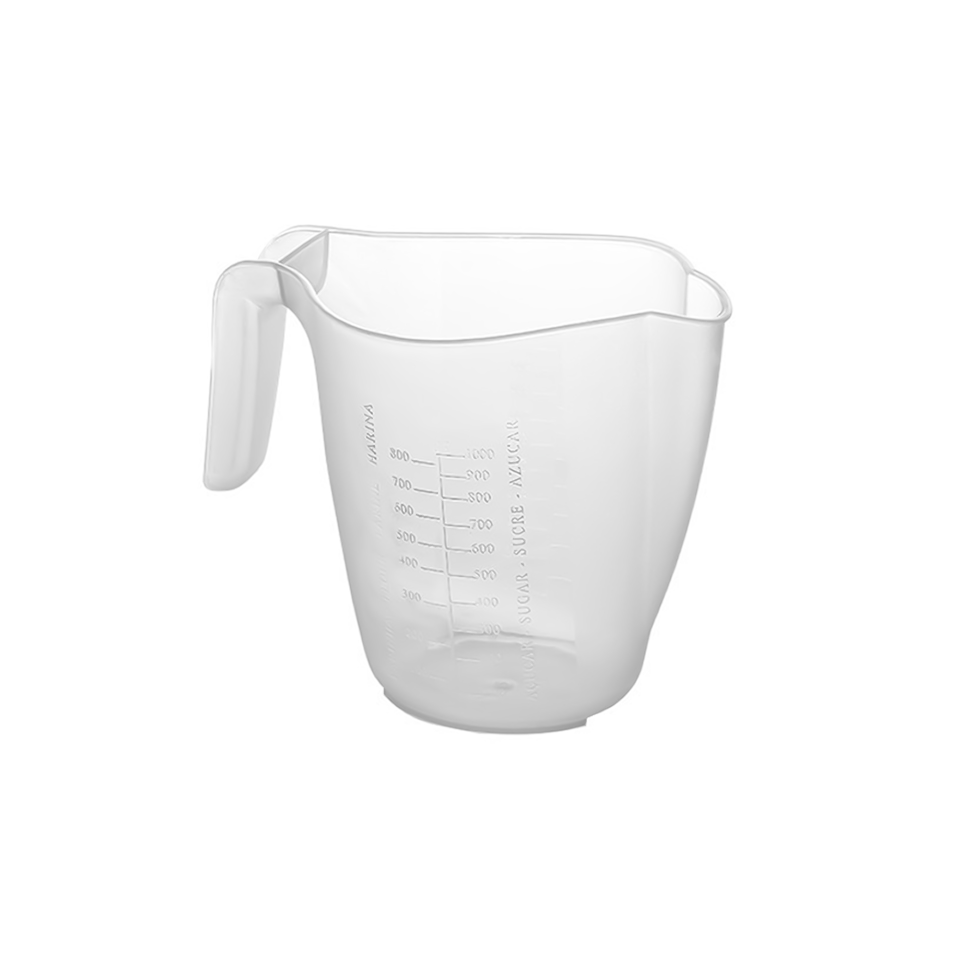 Jarro Medidor Plástico 1000ml 20X10X16cm