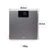 Balan�a Wc Digital Inox 180kg 28.5X28.5cm
