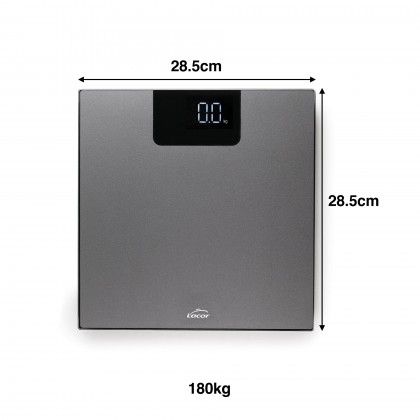 Balan�a Wc Digital Inox 180kg 28.5X28.5cm