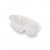 Bandeja Porcelana Olive Branco 19X9cm