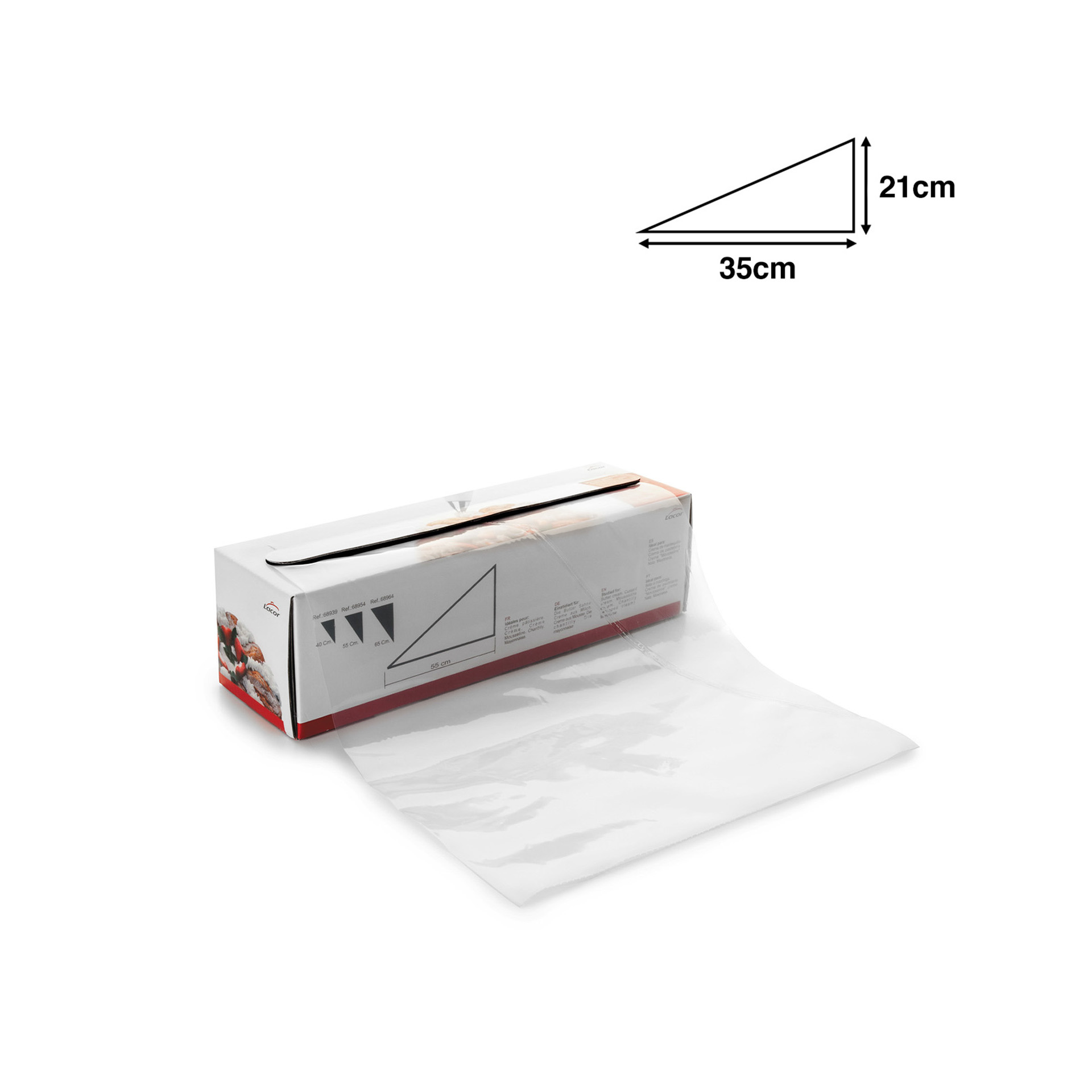 Saco Pasteleiro Descartável Lacor 35cm Pack 100