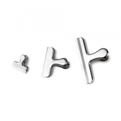 Clips Inox para Saco 4/8/12cm Pack 3 Clips Inox para Saco 4/8/12cm Pack 3