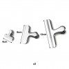 Clips Inox para Saco 4/8/12cm Pack 3